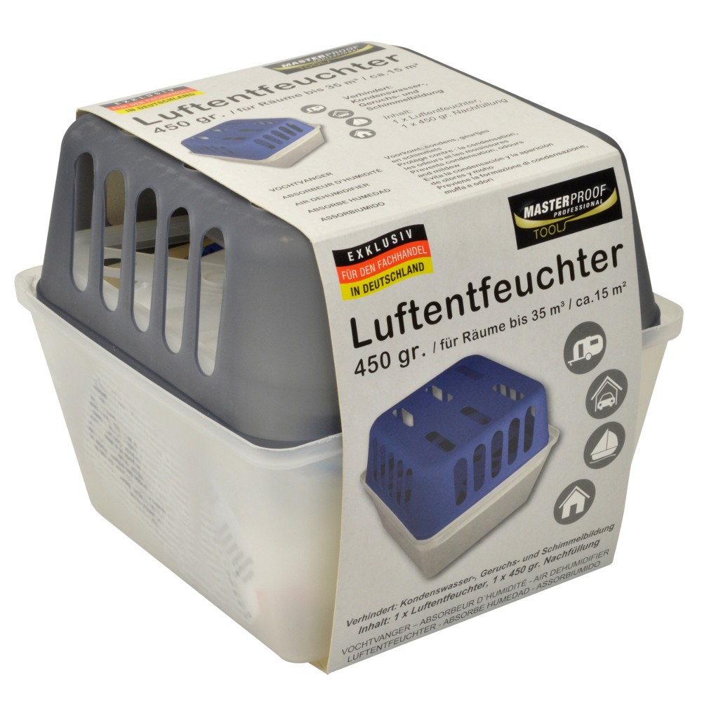 Luftentfeuchter Raumentfeuchter Box mit Granulat Auto KFZ Keller 550 ml