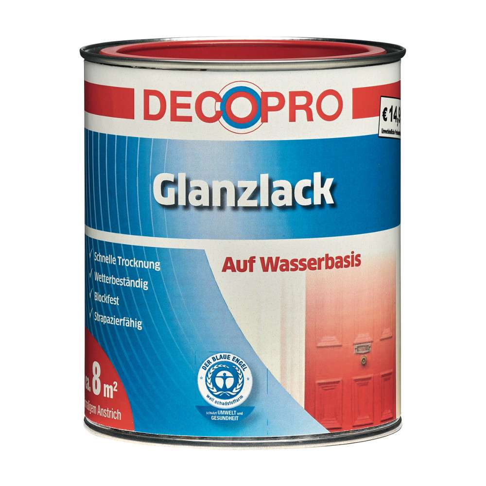 DecoPro Acryl Glanzlack feuerrot RAL 3000 für innen und außen