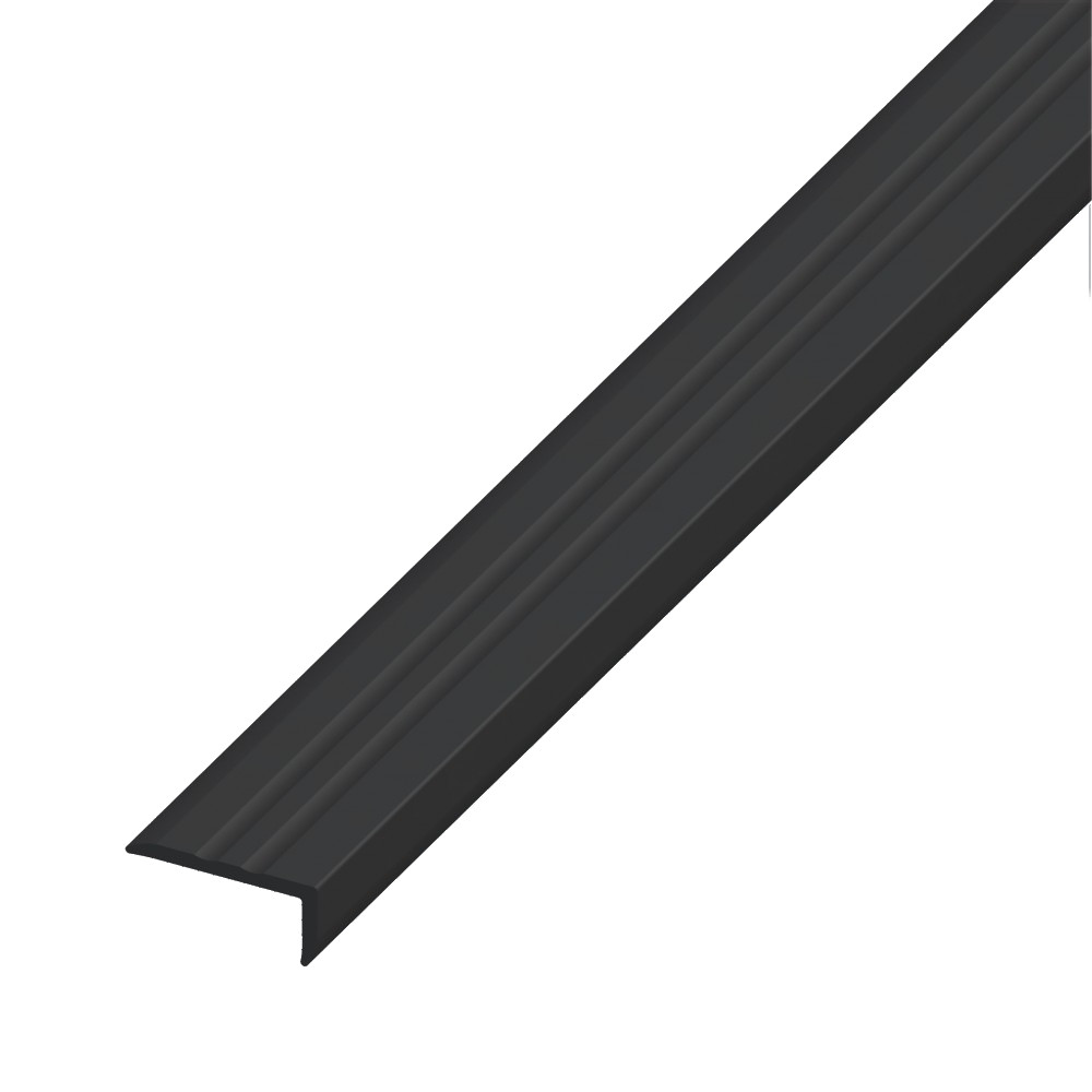 Kunststoff Verbindung schwarz Winkel m Abg.m.Stahl25x25 