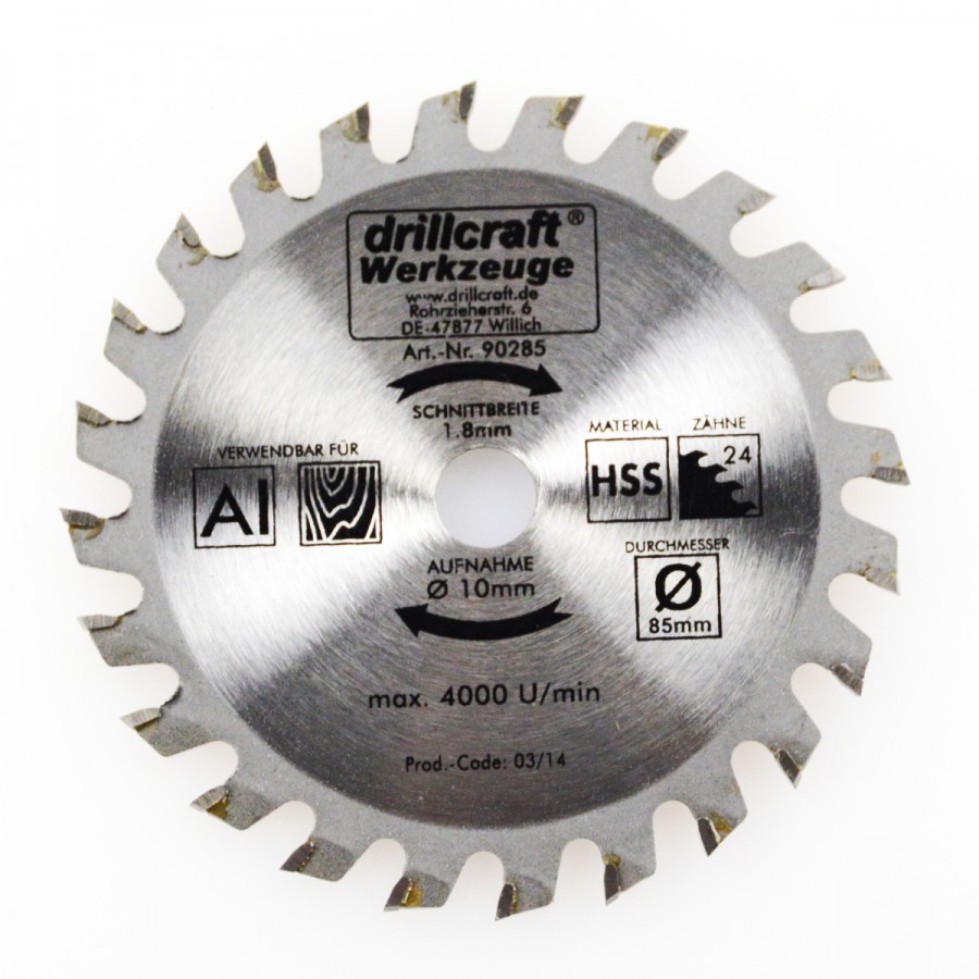 5 Stücke 85mm x 10mm Mini Hartmetall Kreissägeblatt für Schneidwerkzeug CE 