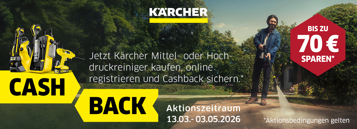 KÄRCHER Cashback-Aktion