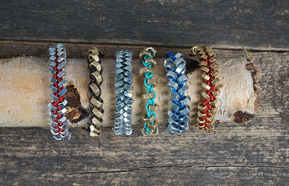 Schmuck aus Muttern