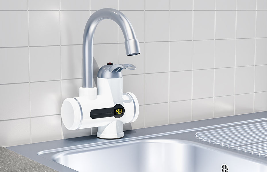 Elektrischer Wasserhahn 	
