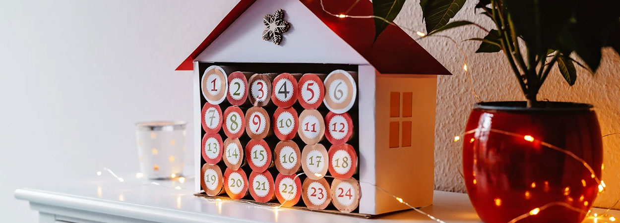  Adventskalender aus Klopapierrollen
