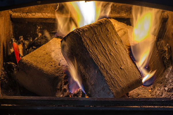 Holzbricketts