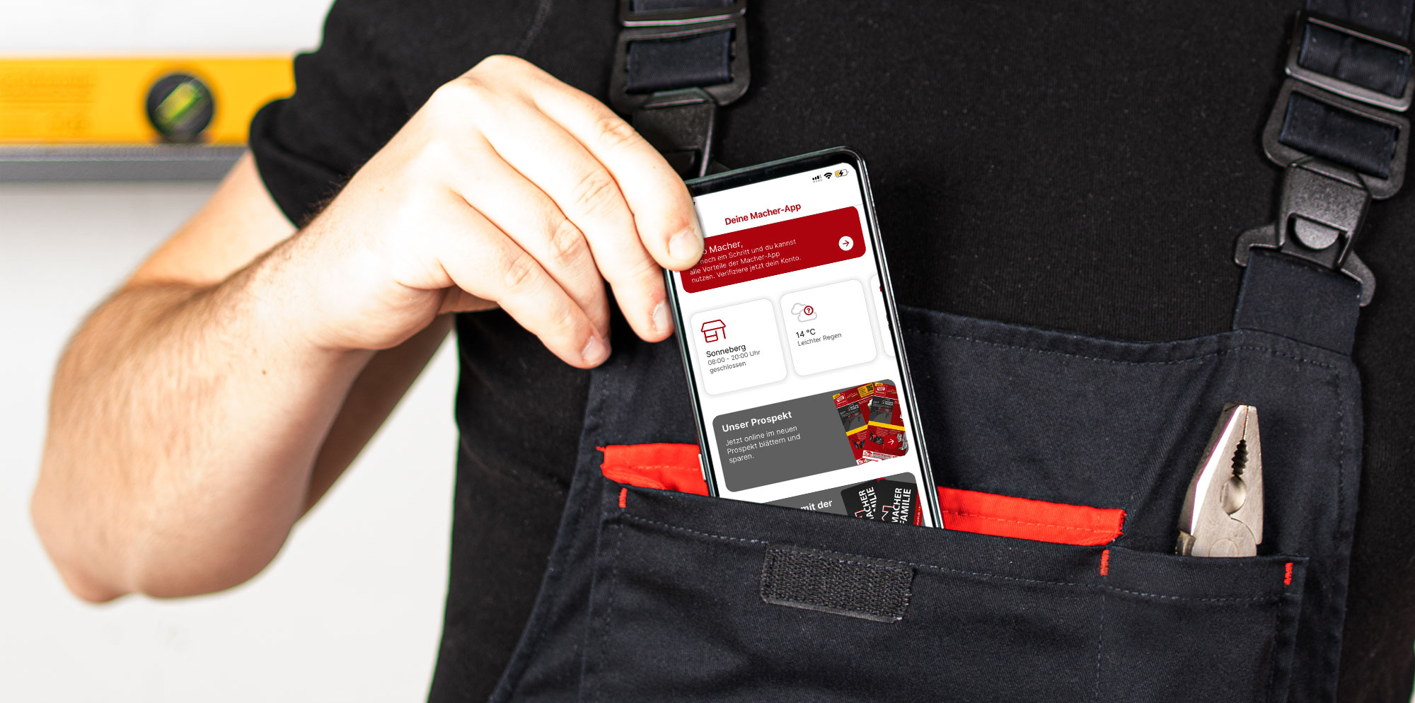 Handy in der Hand