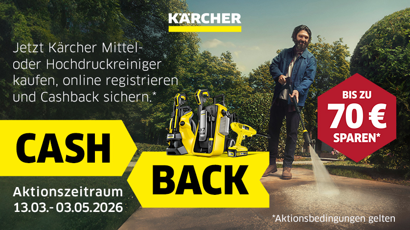 KÄRCHER Cashback-Aktion