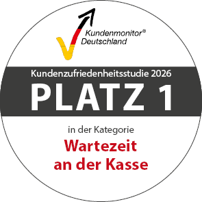 Siegel - Wartezeit an der Kasse
