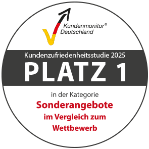 Siegel - Beworbene Sonderangebote