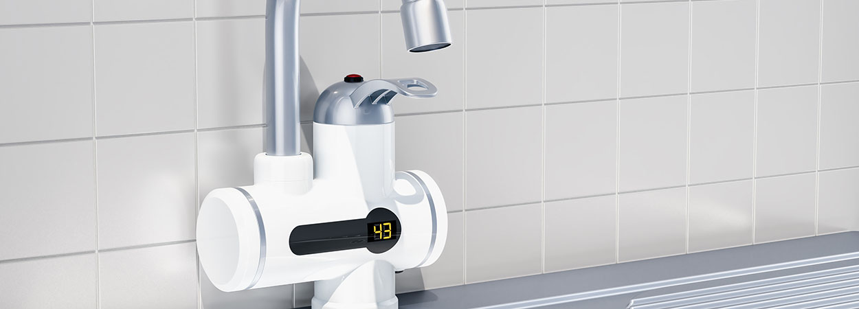 Elektrischer Wasserhahn 