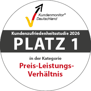 Siegel - Preis-Leistungs-Verhältnis