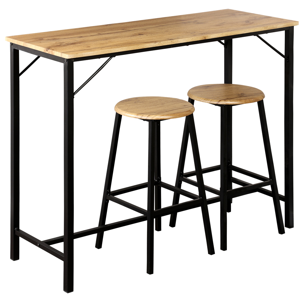 Küchenbar 3-teilig FSC®-zertifizierte Faserplatte image number 1