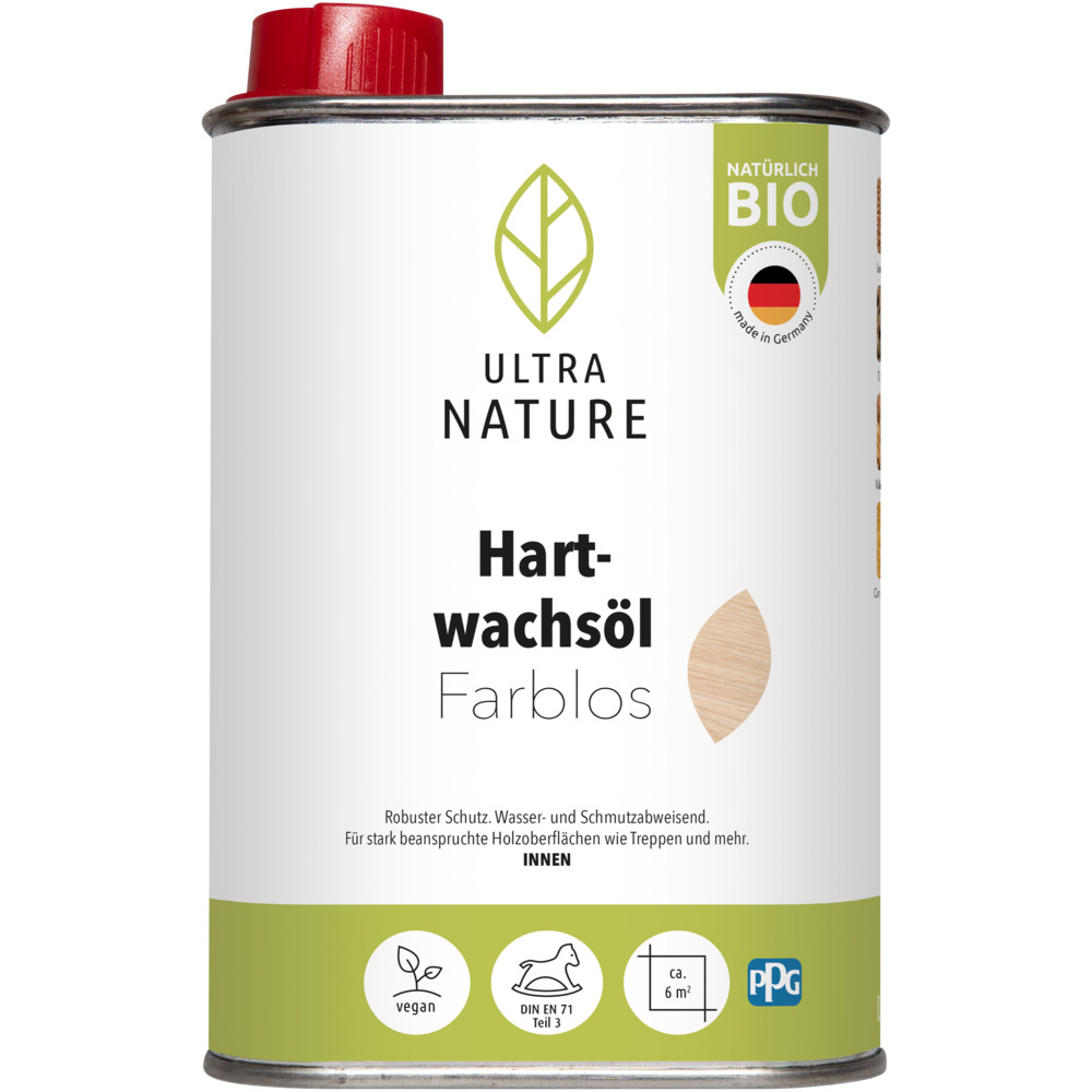 ULTRA NATURE Hartwachsöl farblos 250 ml