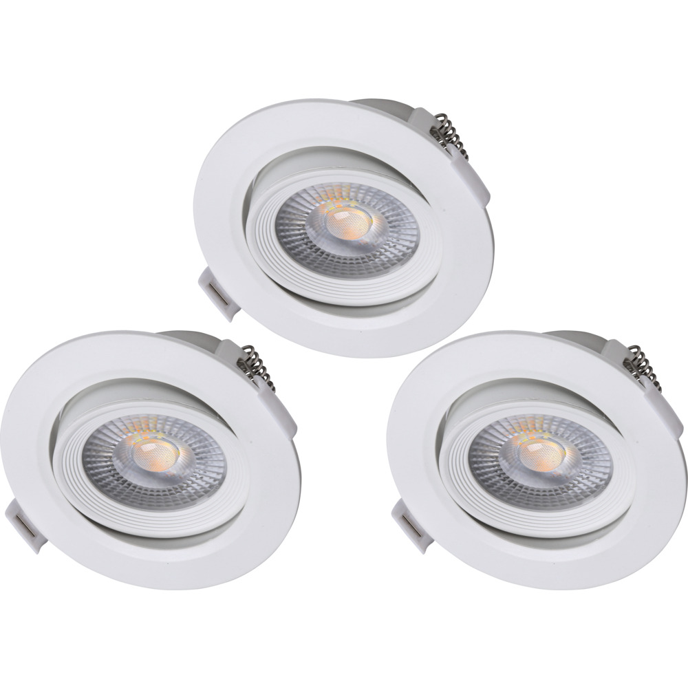 LED-Einbaustrahler-Set 3-teilig 5 W in Weiß