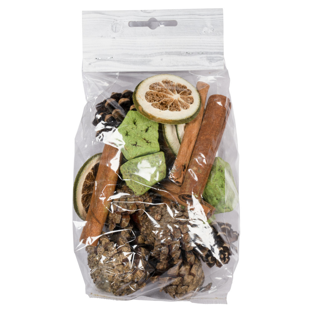 Weihnachtsdeko "Potpourri“ mittel Herbst grün Mischung 100 g