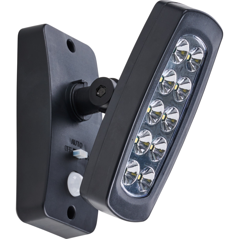 LED Solar-Gartenleuchte mit Bewegungsmelder schwarz image number 1