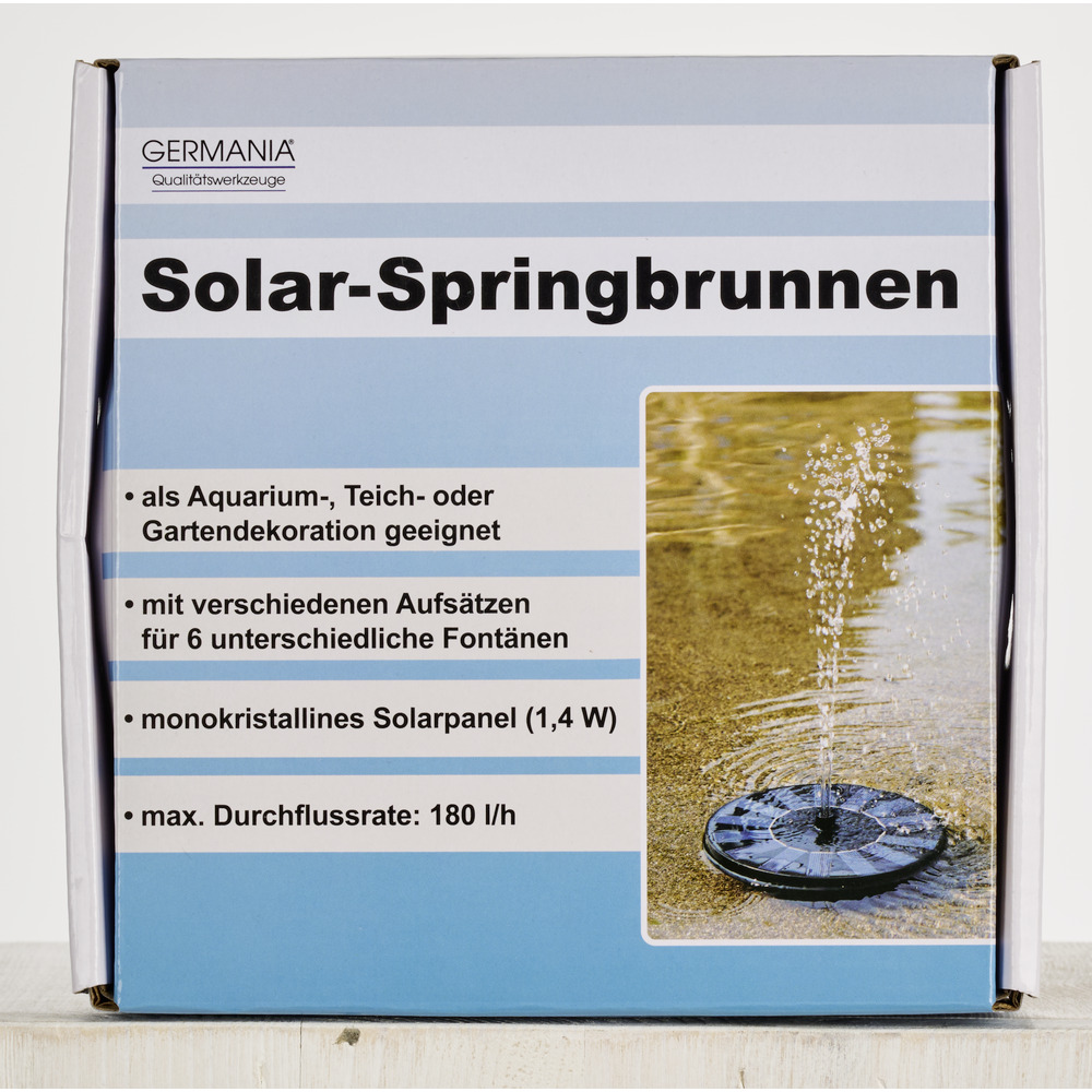 GERMANIA® Solar Springbrunnen 1,4 Watt image number 1