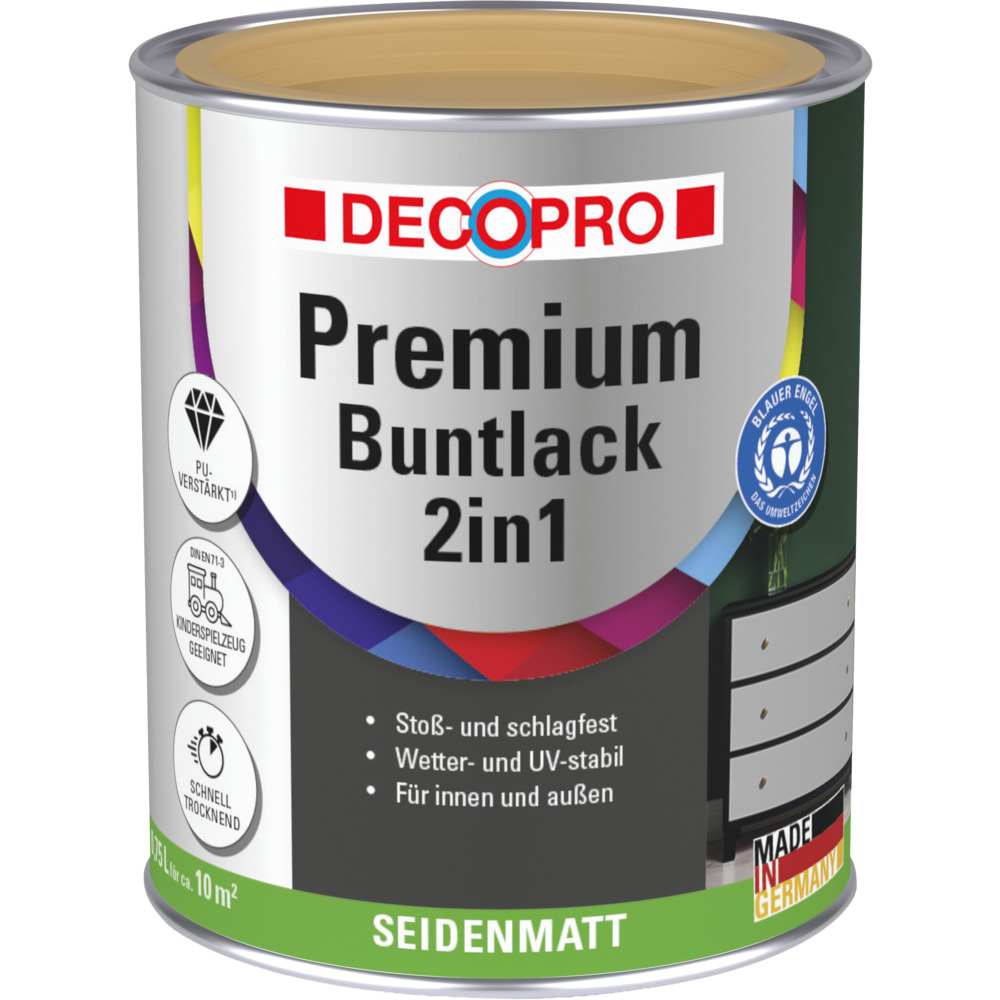 DECOPRO Premium 2in1 Buntlack beige, seidenmatt