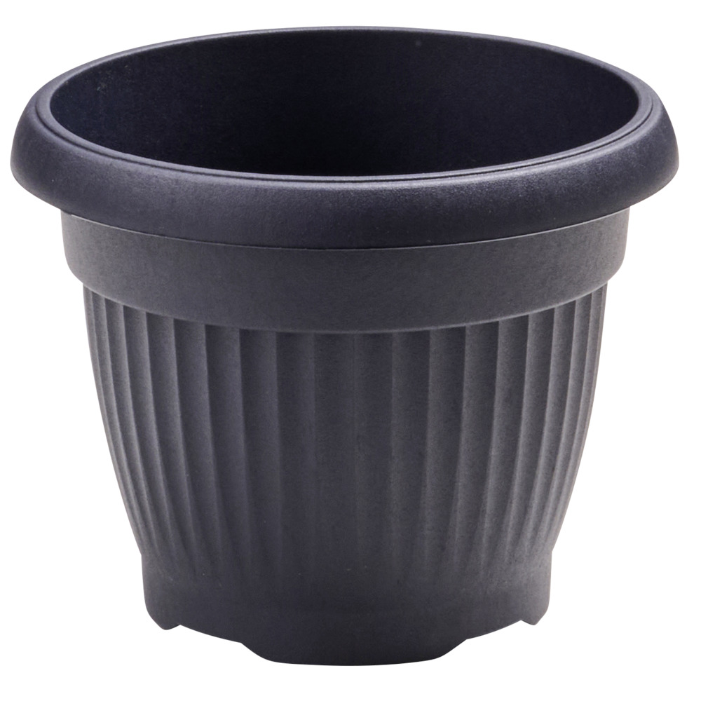Prosperplast Blumentopf Terra rund 20 cm in anthrazit image number 0