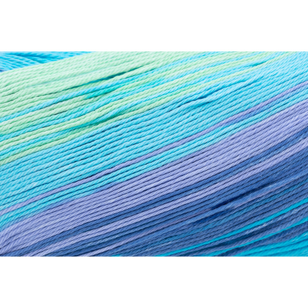 Garn Cotton Quick 100 g, hellblau-violett-apfelgr&uuml;n image number 1
