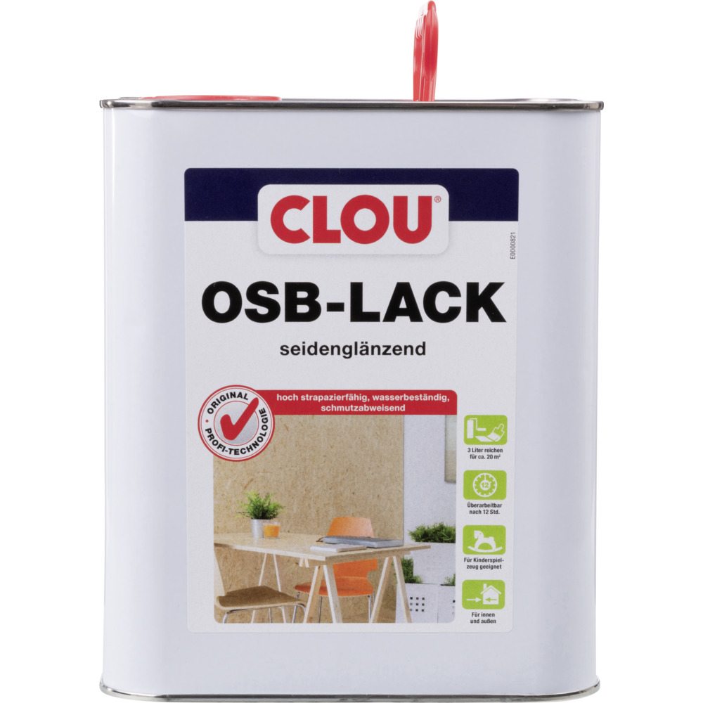 Clou OSB-Lack 3 Liter seidenglänzend image number 1