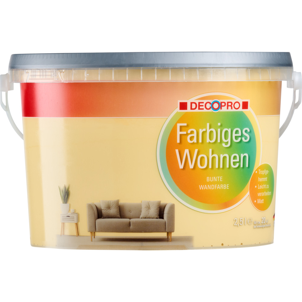 DECOPRO Farbiges Wohnen Sonne 2,5 L image number 1