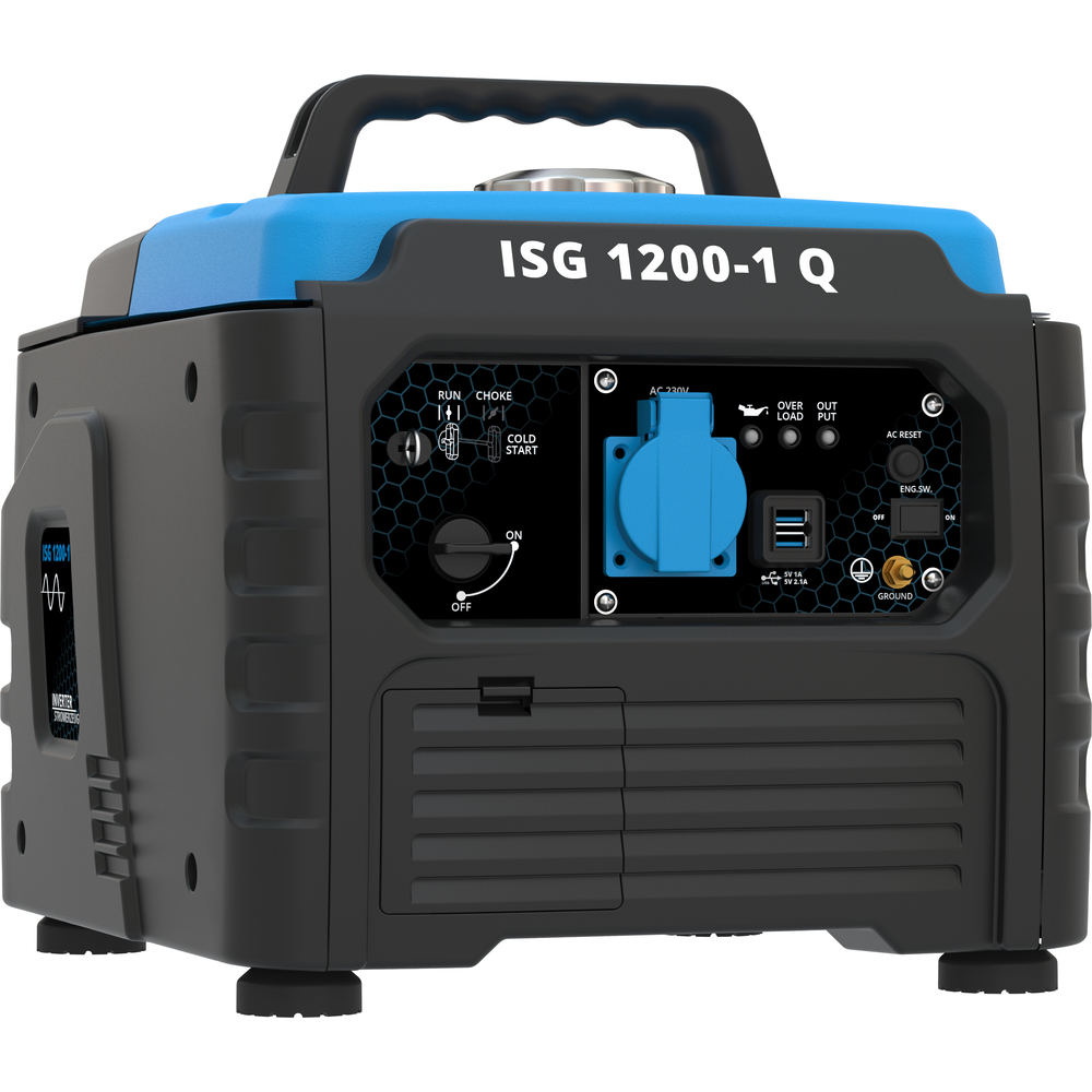 G&uuml;de&reg; Inverter-Stromerzeuger 1200 W Benzinbetrieb mit USB-Anschl&uuml;ssen image number 4