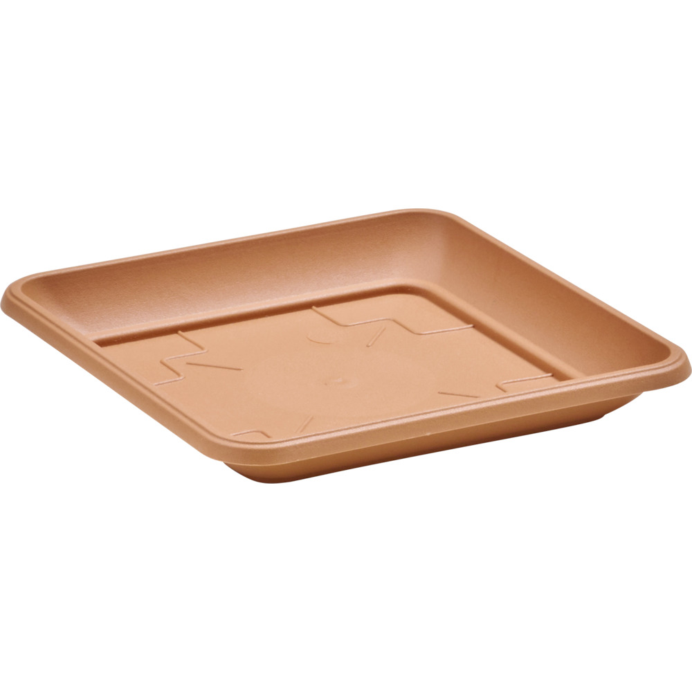 Prosperplast Untersetzer Terra eckig 14 x 14 cm in Terracotta image number 0