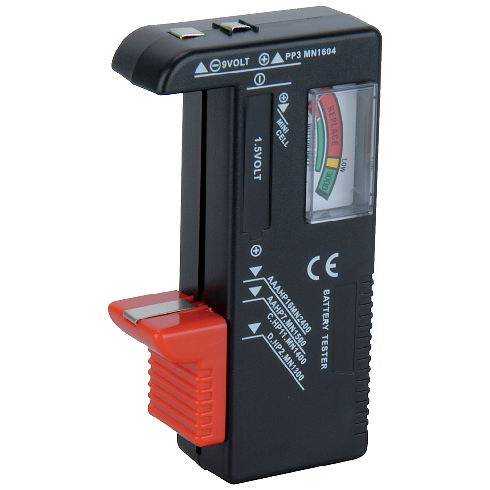 UNITEC® Batterieprüfgerät 1,5V/9V image number 0