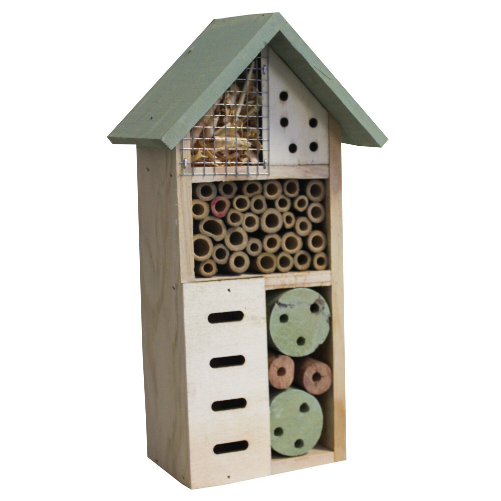 Insektenhotel in verschiedenen Farben 13 x 8 x 26 cm image number 1
