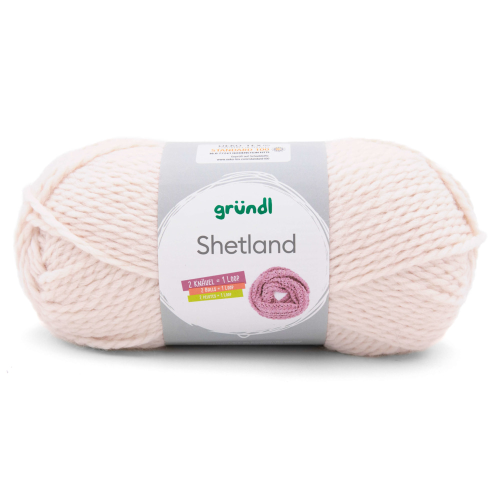 Shetland Wolle 100 g creme melange image number 0