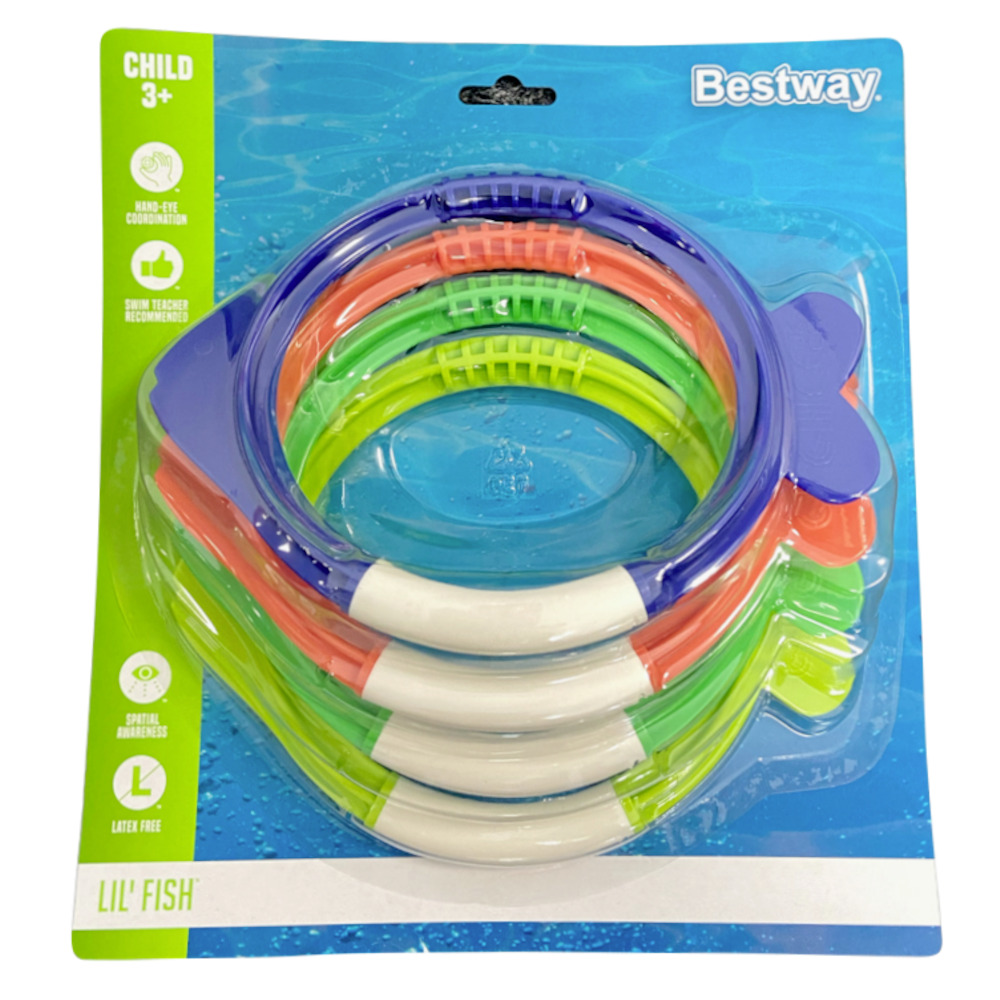Bestway Tauchringe-Set Hydro-Swim™ 4-teilig image number 1