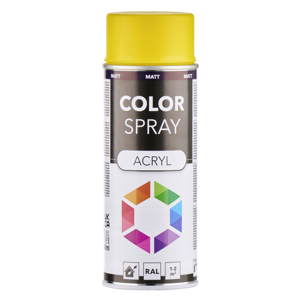 Lackspray 400 ml Acryl RAL1021 rapsgelb matt image number 1