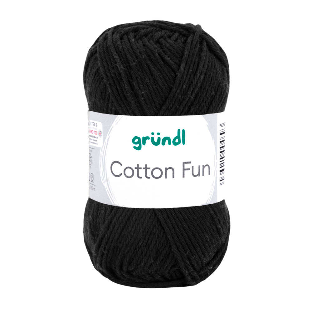 Cotton Fun 50 g Schwarz image number 0