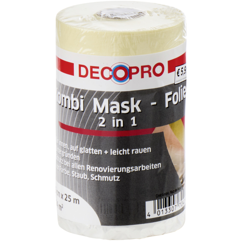 Kombi-Mask Abdeckfolie 55 cm x 25 m