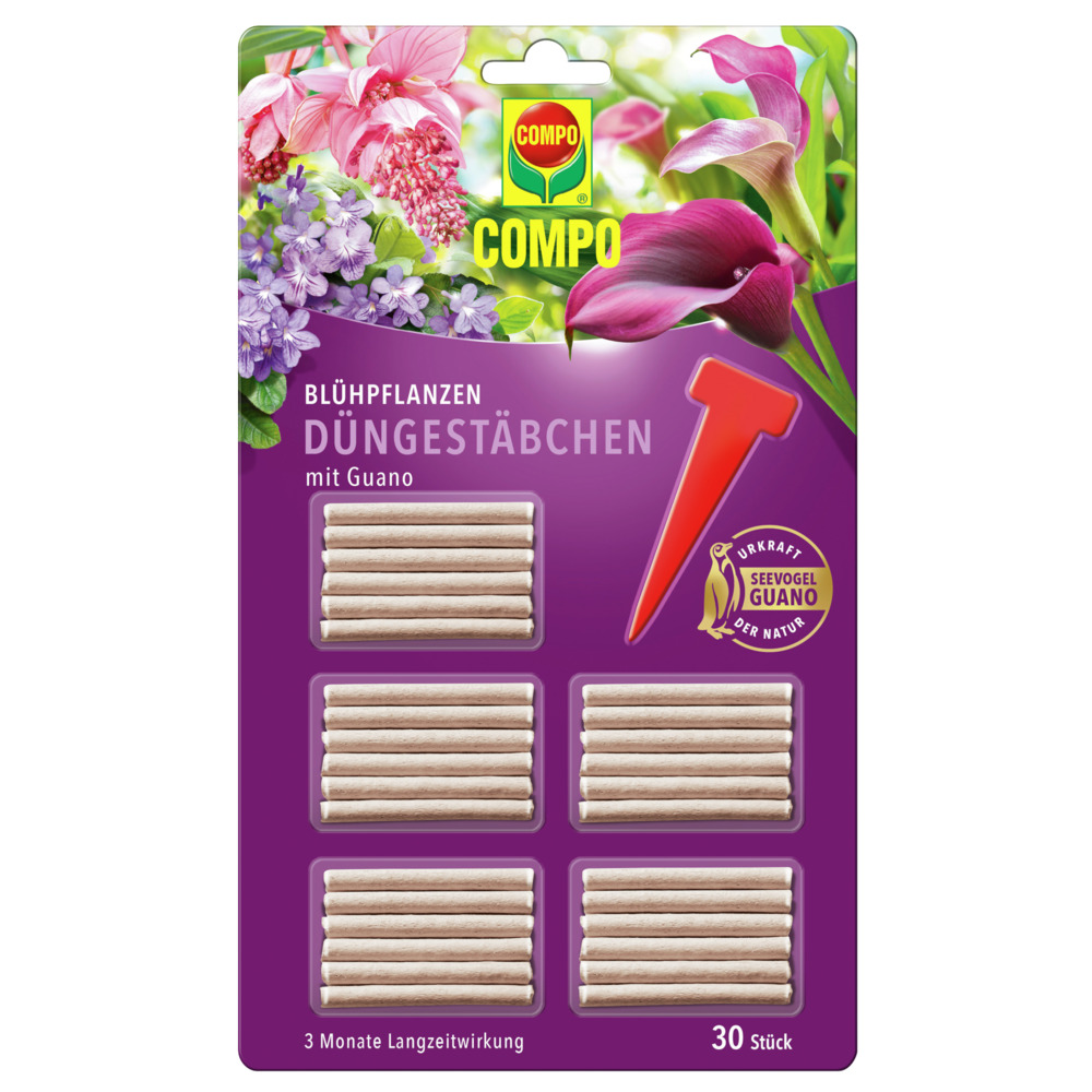 COMPO Blühpflanzen Düngestäbchen