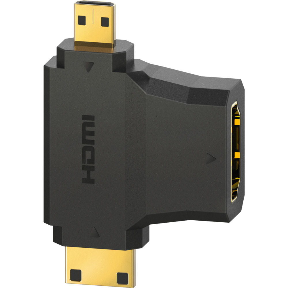 HDMI-Adapter vergoldet image number 0