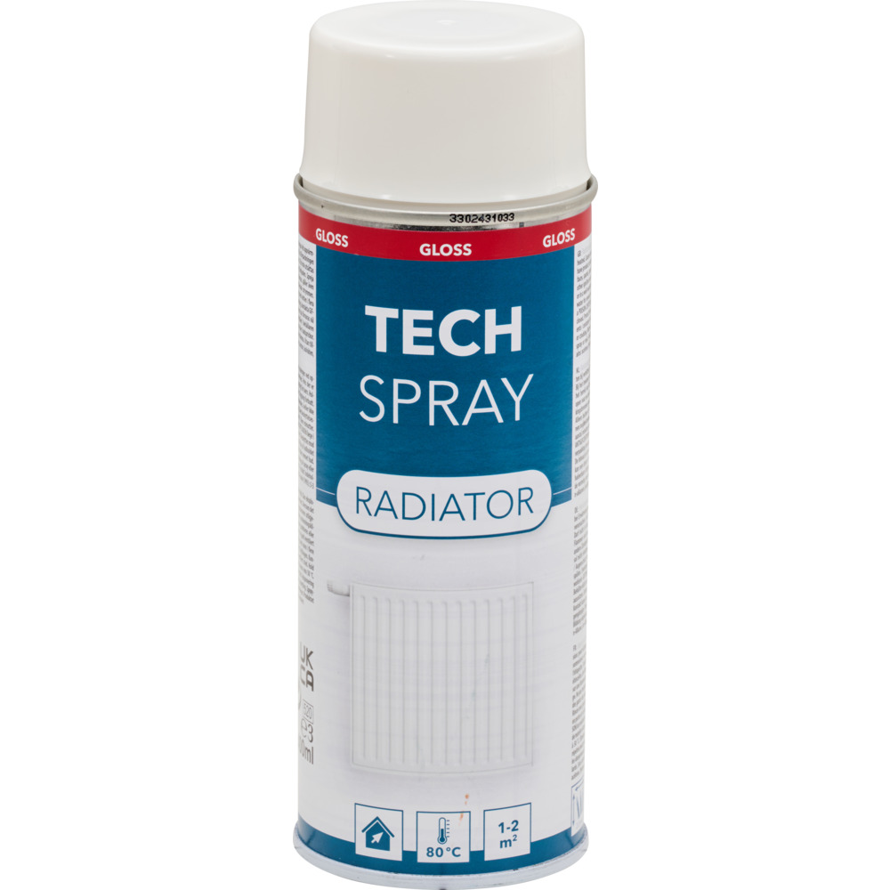 Tech Spray Heizkörper Lack glänzend weiß image number 1