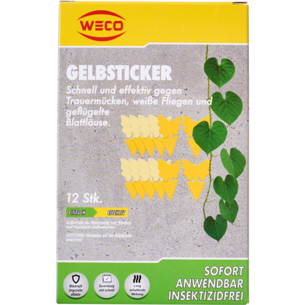 Gelbsticker 12er-Set image number 0