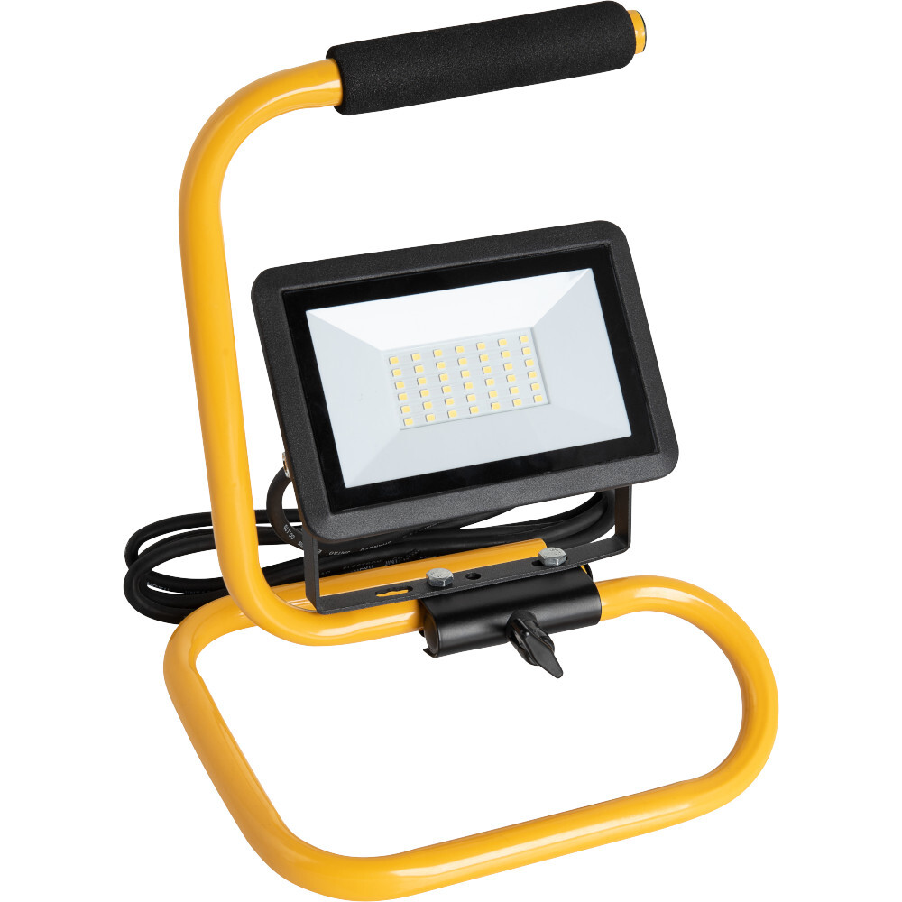 LED Flutlichtstrahler tragbar mit Standfuß 30 W