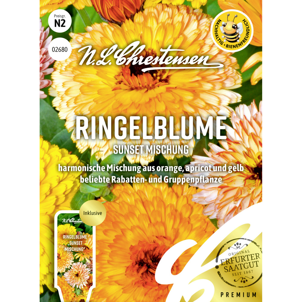Saatgut Ringelblume Sunset Mischung image number 0