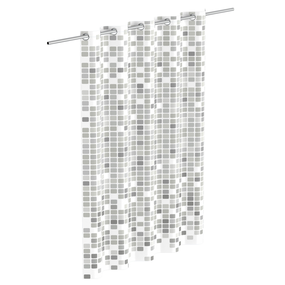 Duschvorhang Mosaik Grau image number 2