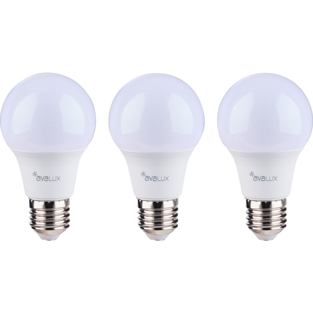 Avalux LED-Lampen Set 3 Stück 8,8 Watt in Birnenform mit E27 Sockel