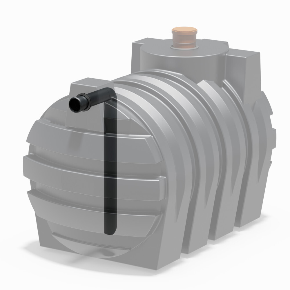 Absaugvorrichtung DN 100 für Abwassertank
