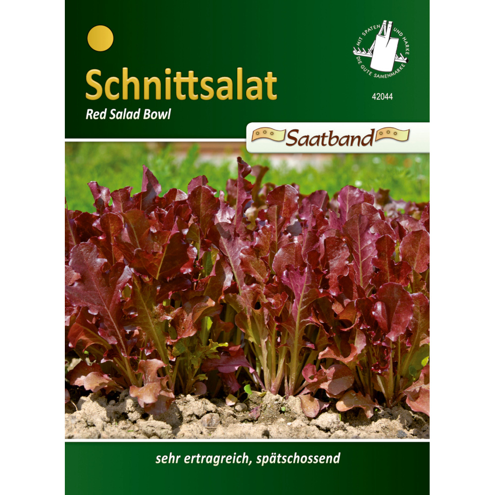 Saatgut Salat Red Bowl ca. 2 Meter Saatband image number 0