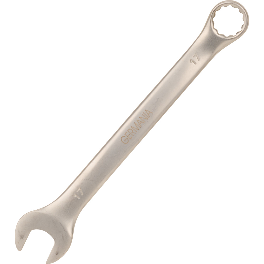 GERMANIA&reg; CV Maulschl&uuml;ssel Ringschl&uuml;ssel 17 mm satiniert image number 0