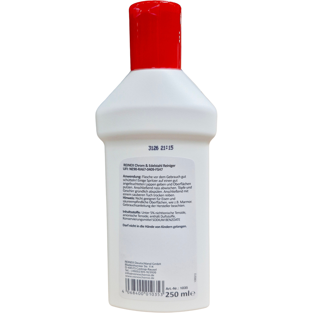 Reinex Chrom- und Edelstahlreiniger 250 ml image number 1