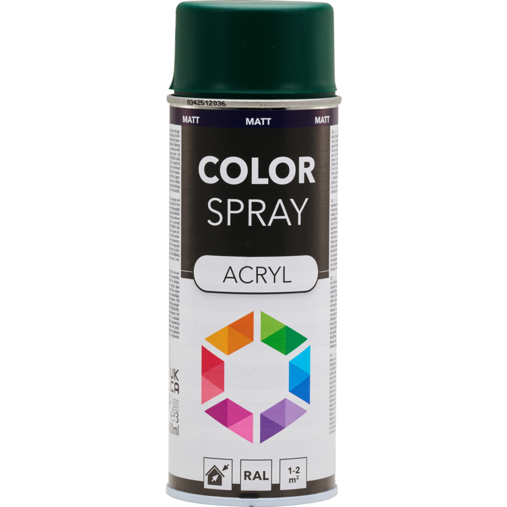 Lackspray 400 ml Acryl RAL6005 moosgrün matt