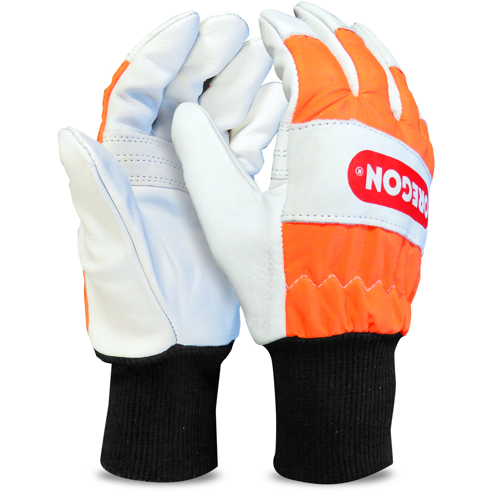 OREGON&reg; Schnittschutzhandschuhe XL  mit Schnittschutz f&uuml;r die linke Hand orange image number 0