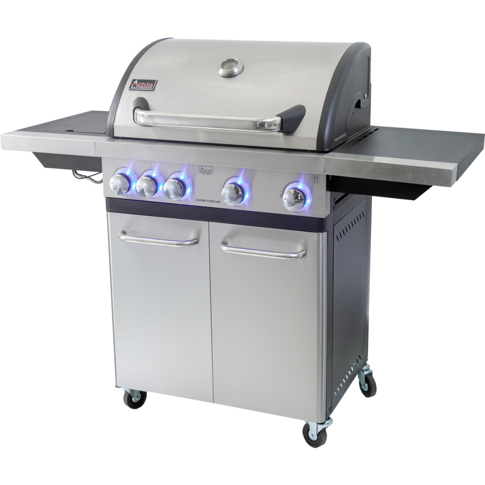 Gasgrillwagen Silver Star 500, 12,8 kW, 130 x 50 x 112 cm